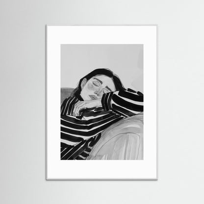 Calm Moment on Couch