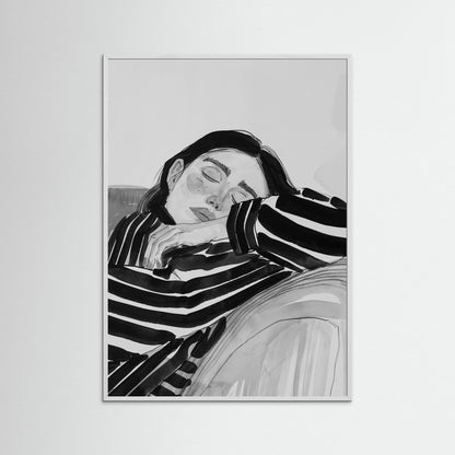 Calm Moment on Couch