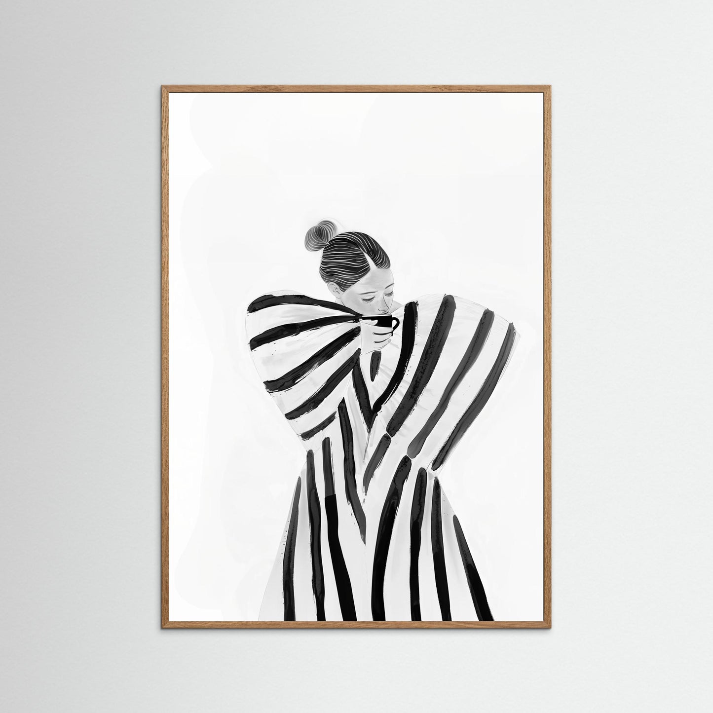 Coffee brake in stripes