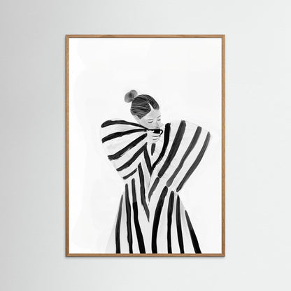 Coffee brake in stripes