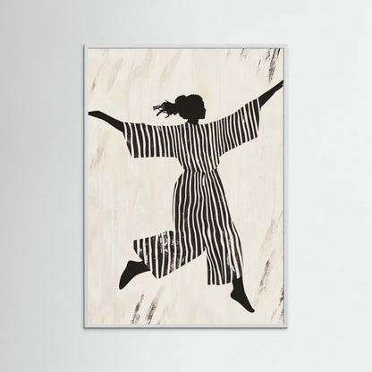 Modern Striped Silhouette