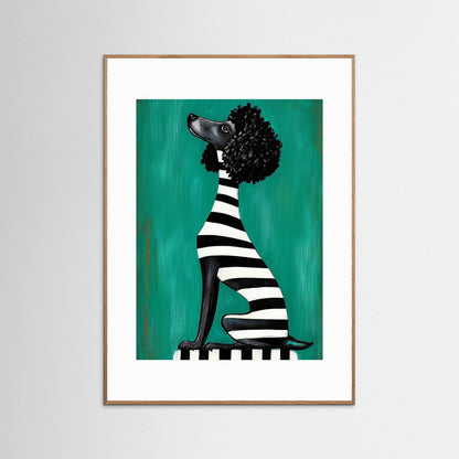 Striped Poodle