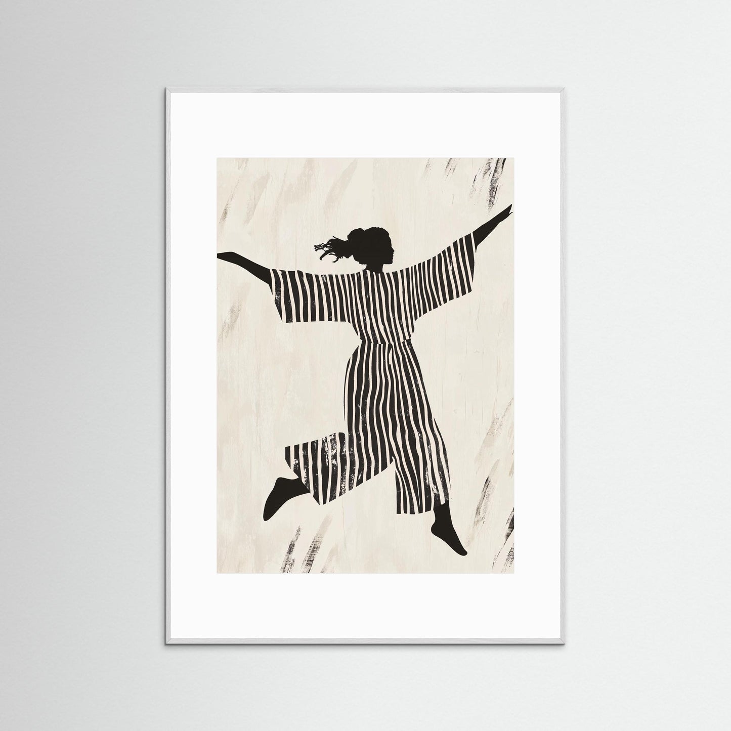 Modern Striped Silhouette